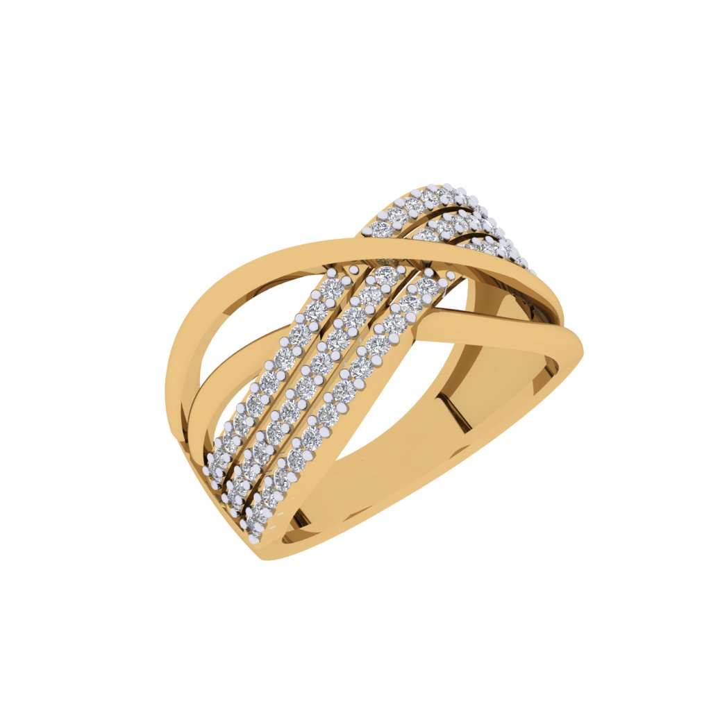 Golden Weave Ring