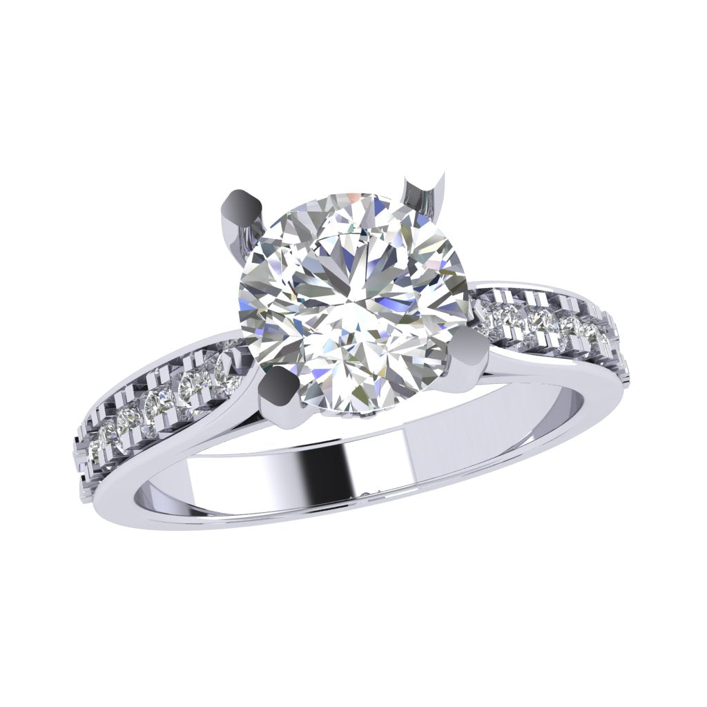 Stellar Harmony White Gold Ring