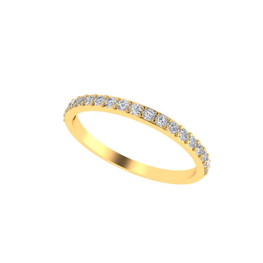Glimmering Loop Ring