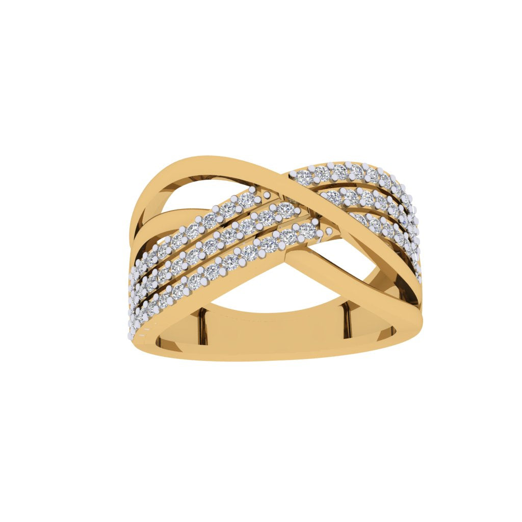 Golden Weave Ring